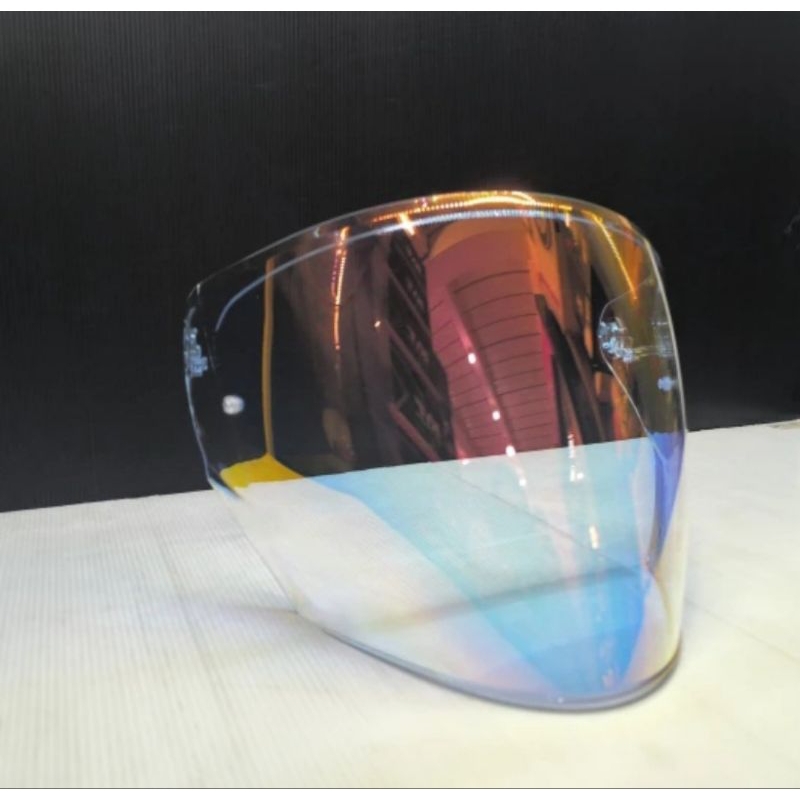 Visor kyt ttr jet clear iridium red pnp kyt nfj