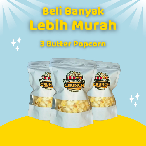 

[Bundling 3 pcs] Winnables Crunch - Popcorn Salted Butter [70Gr]
