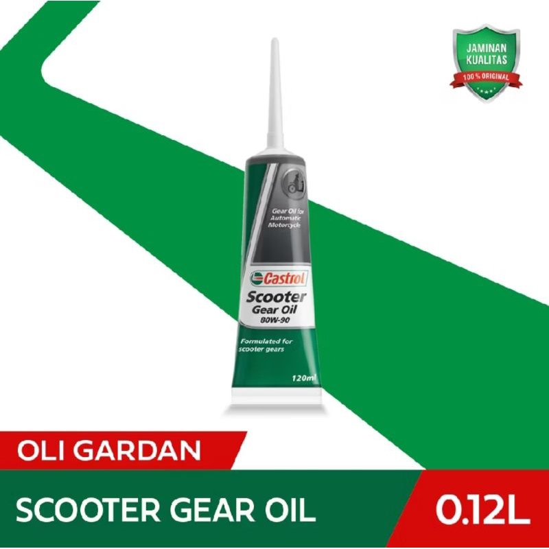 Oli Transmisi motor Castrol  Scooter Gear Oil Kemasan 0,12L Oli gardan Motor Matic  Oli Gardan Metik