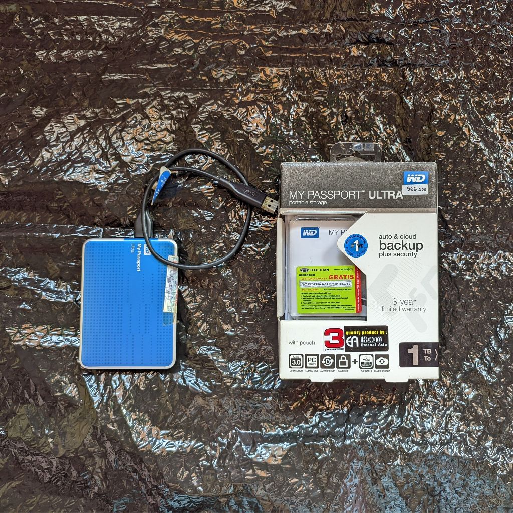 WD My Passport Ultra 1TB 2014 - Blue