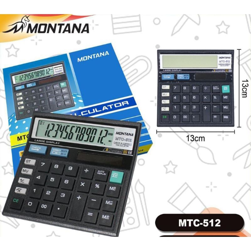 

Kalkulator Montana Mtc 512/12 digit