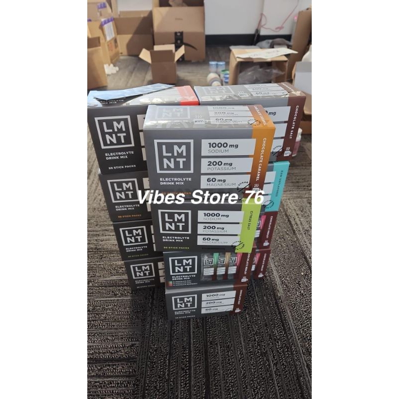 

LMNT Electrolyte Sugar Electrolytes Hydration Powder Sticks Multivitamin Sport drinking 1 pcs