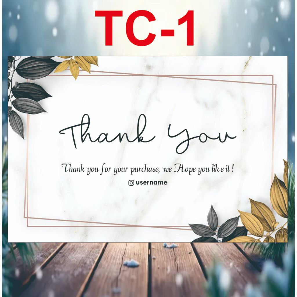 

THANK YOU CARD / THANKS CARD / KARTU UCAPAN TERIMAKASIH / SOUVENIR PERNIKAHAN