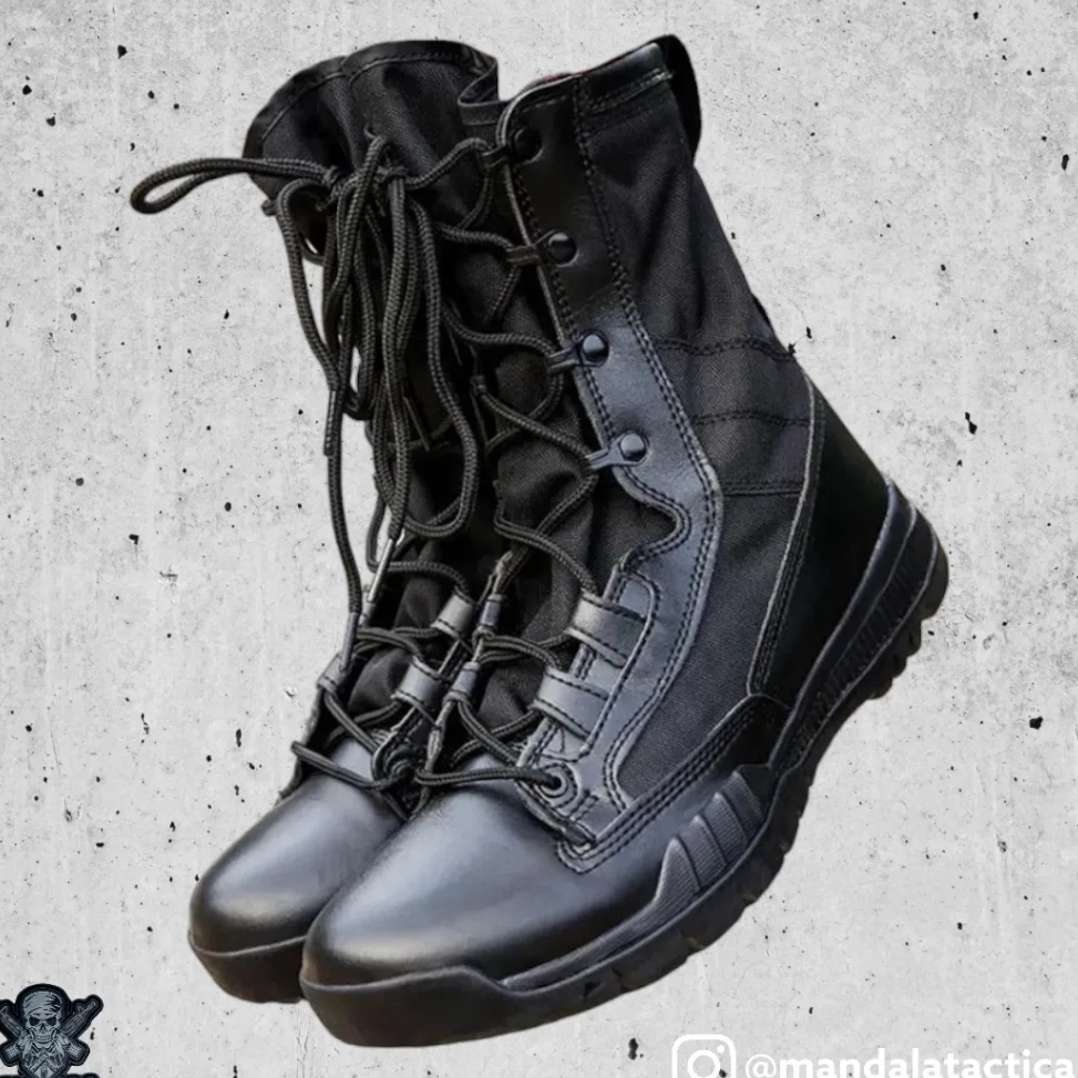 KODE M57S SEPATU PDL HITAM TACTICAL SWAT CQB