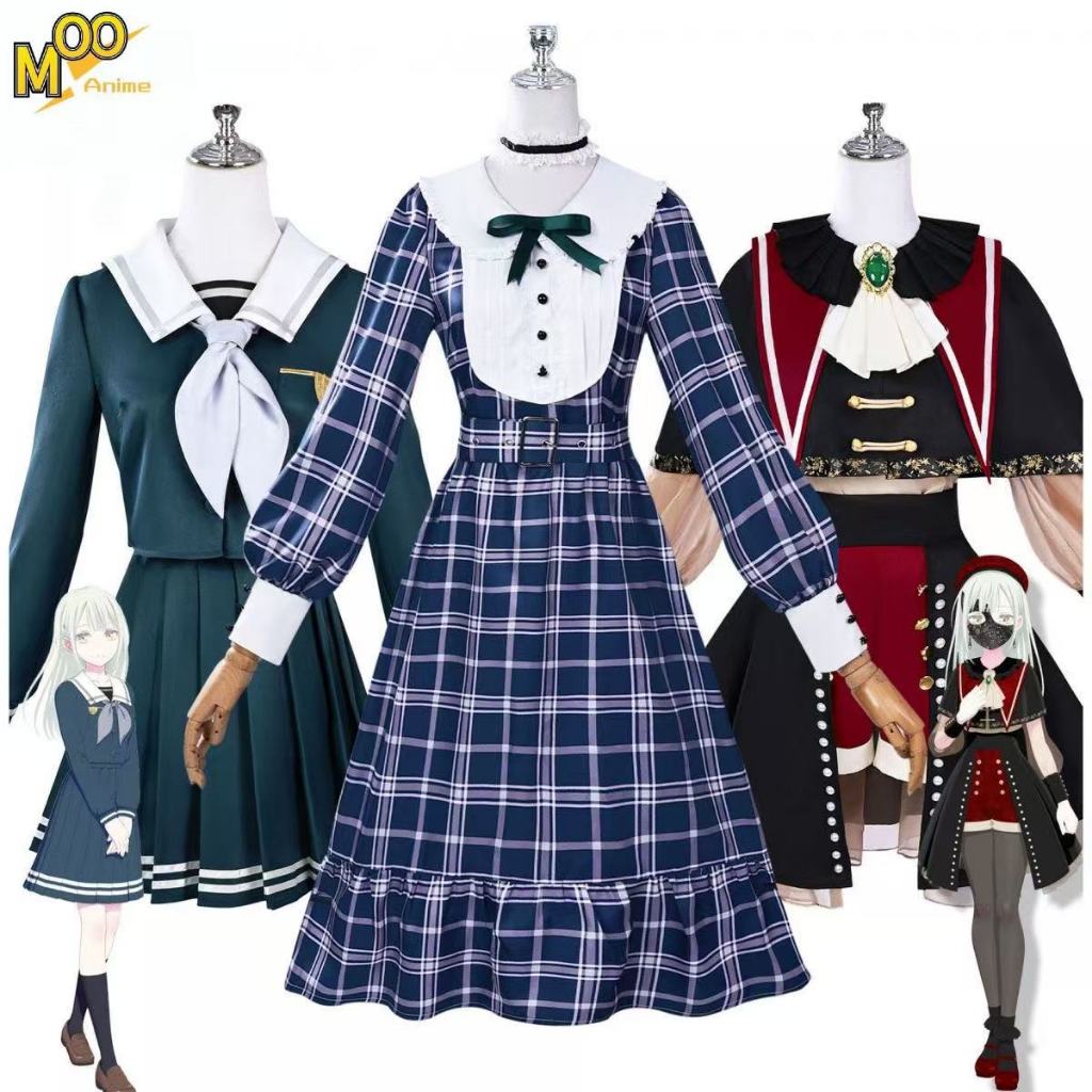 BanG Dream It's MyGO cosplay costume Wakaba Mutsumi cosplay costume and wig