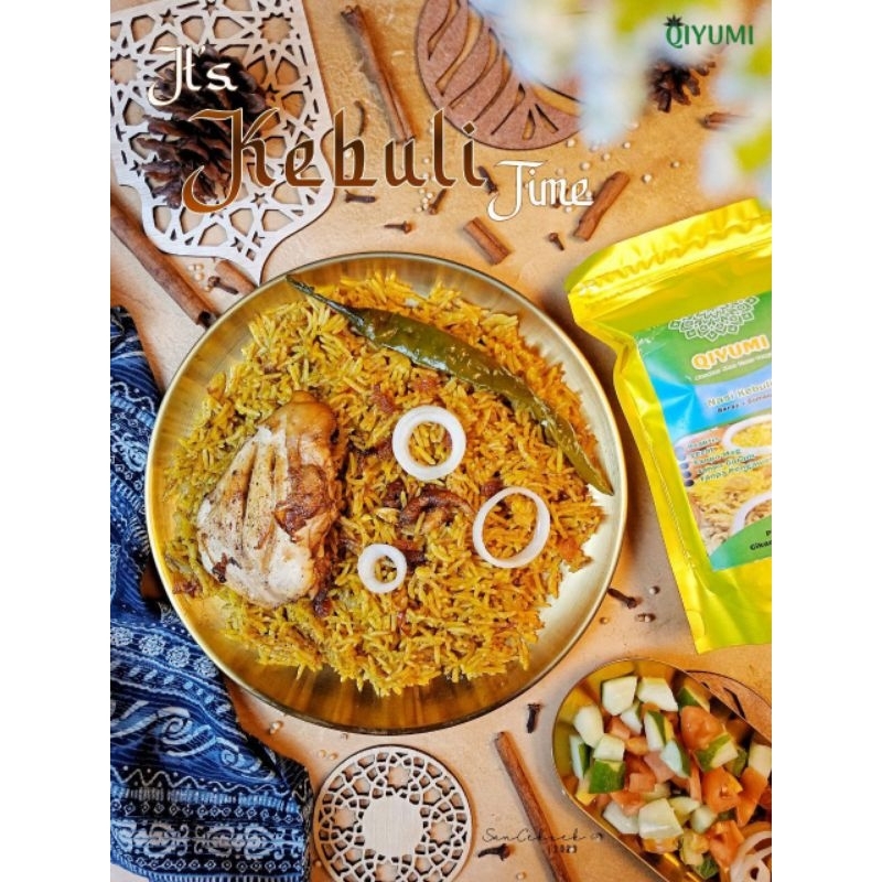 

Kebuli Instan/Qiyumi kebuli/ 450 gr/ 5-7 porsi