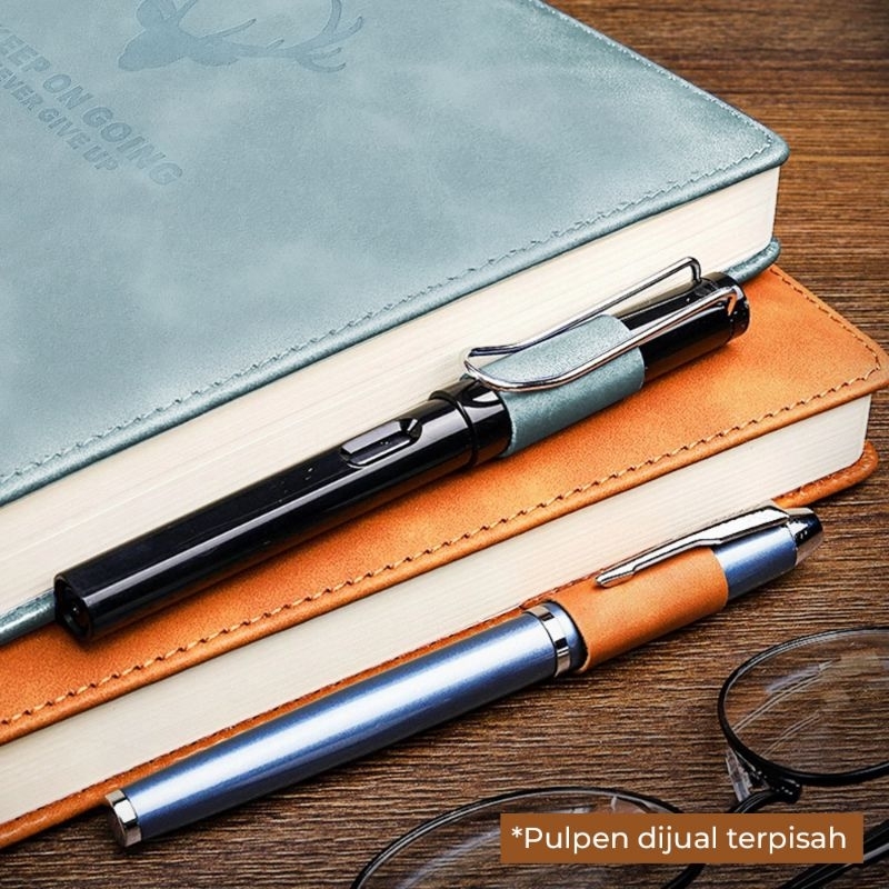 

Toddi Buku Jurnal Hardcover Notebook Diary 80 GSM 360 Halaman Grid - CW-5025 - Brown