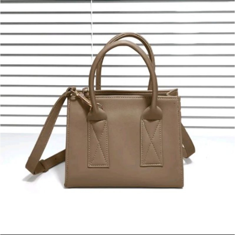 Fdf totebag jinjing wanita - tas slempang kulit miniso
