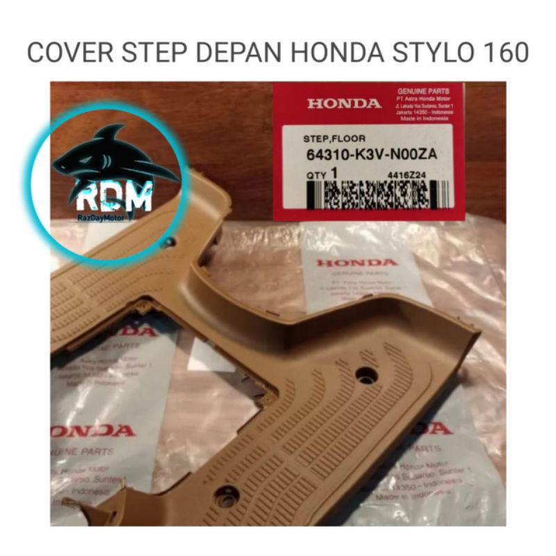 Cover footstep Honda Stylo 160 Original Coklat 64310K3VN00ZA