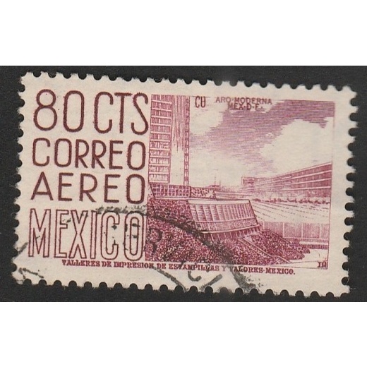 

A 11899 SATU BUAH PRANGKO MEXICO NOMINAL 80 CTS TEMA AEREO POS UDARA DENGAN KONDISI SUDAH ADA CAP