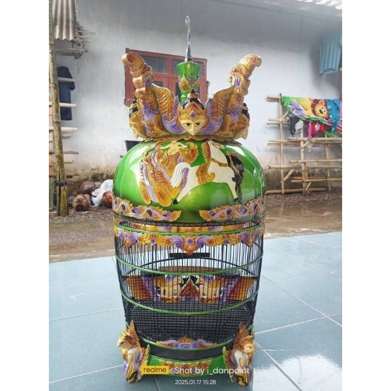 sangkar burung rotan
