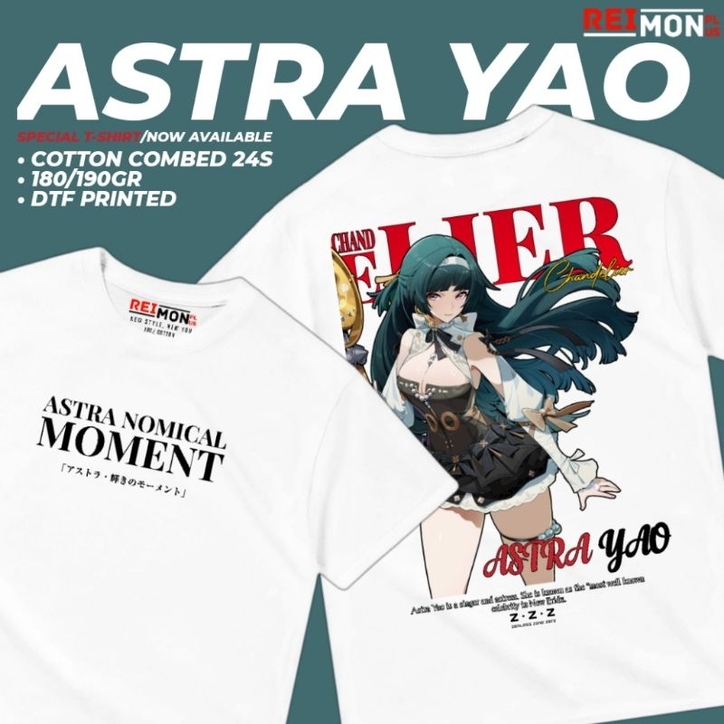 T-Shirt / Kaos Baju Game Astra Yao Zenless Zone Zero