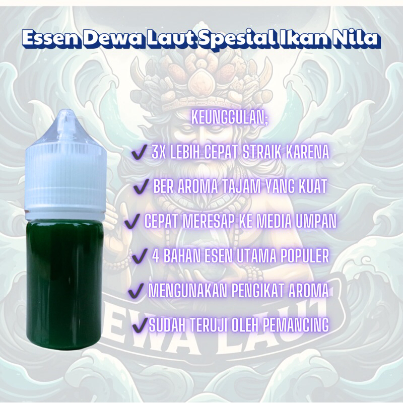 Essen ikan nila DEWA LAUT spesial lumut busa