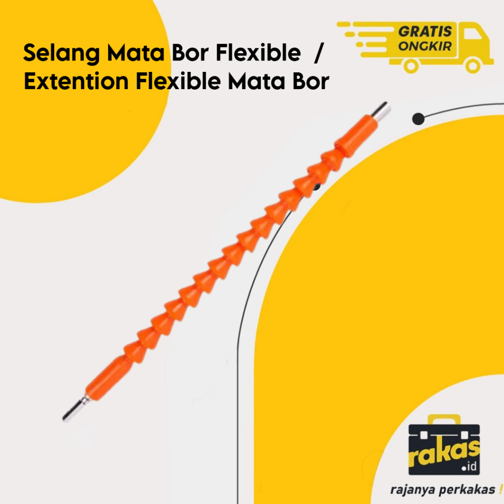 Selang Mata Bor Flexible 30 cm / Extention Flexible Mata Bor