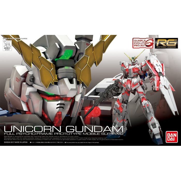 1/144 RG Unicorn Gundam (Bande Dessinee Ver.)