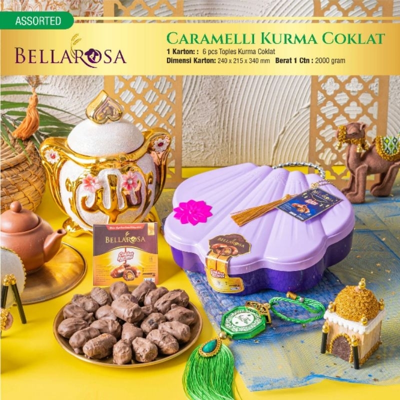 

Bellarosa Caramelli Kurma Coklat Hampers Lebaran Idul Fitri 2025