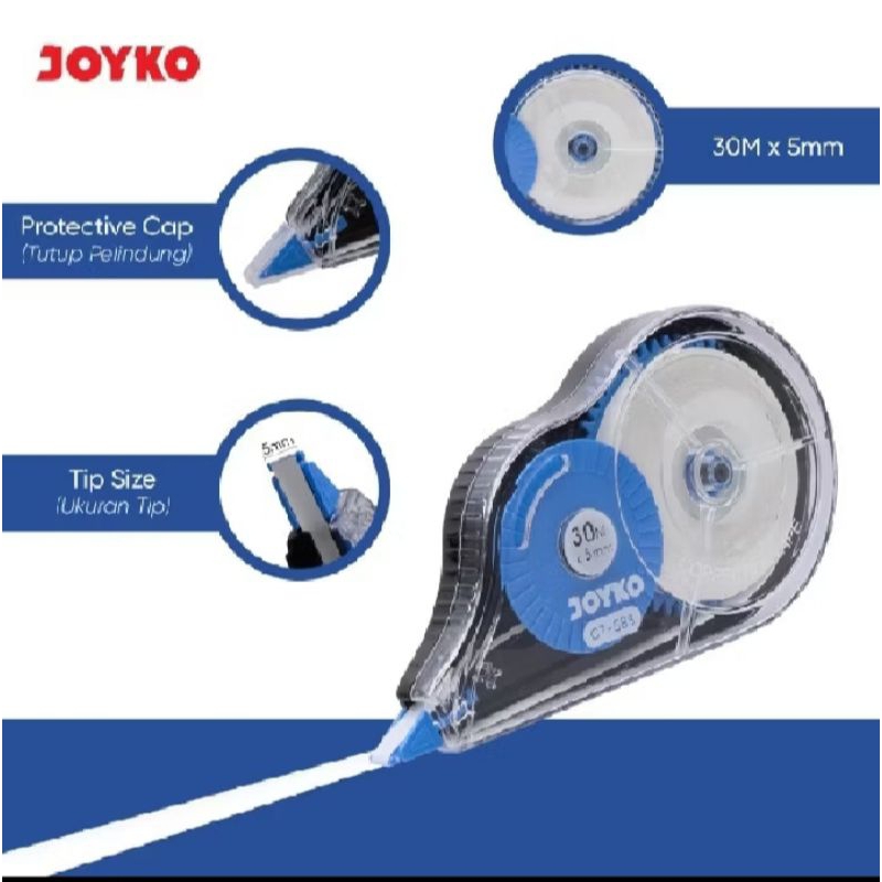 

Correction tape / Pita koreksi Joyko CT -588