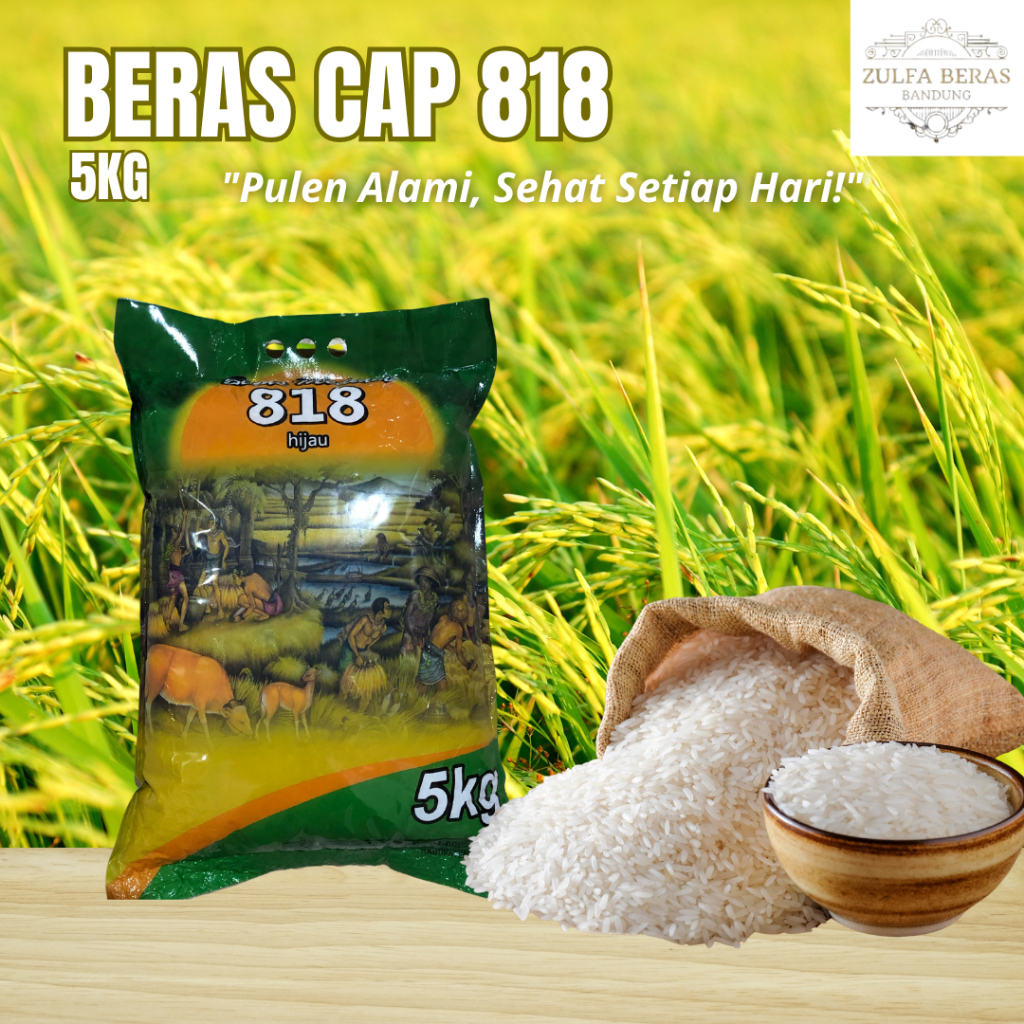 

Beras Cap 818 5KG Beras Premium