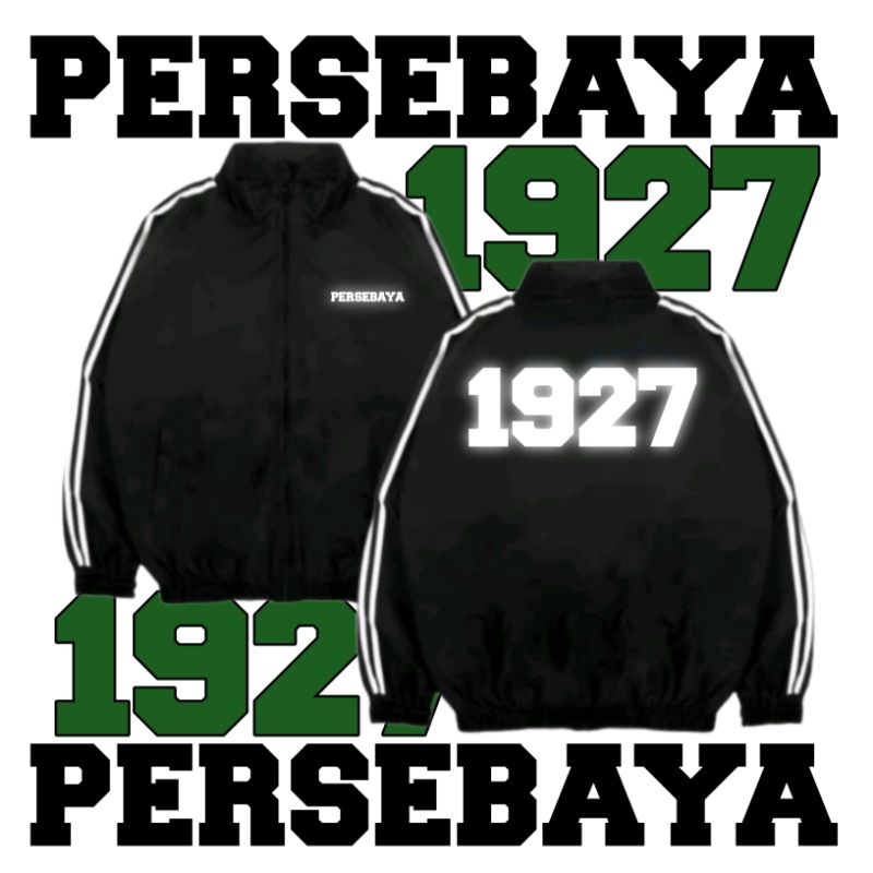 RA Tracktop "Persebaya Reflektif" Jaket Persebaya Reflektif/Jaket Bonek/Jaket Bola/Jaket Suporter/Ja