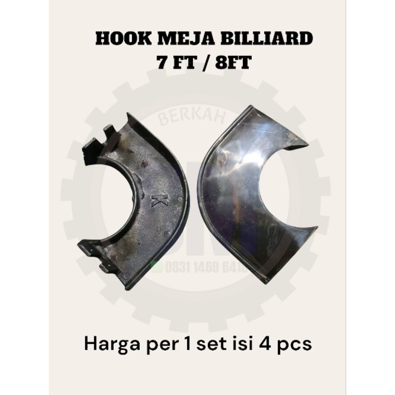 Hook Beja Billiard 7ft/8ft | Pocket Meja Billiard 7ft/8ft | Sudut Meja Billiard 7ft/8ft Satu set isi