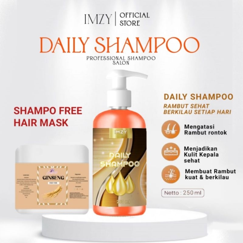 PAKET PEMBERSIH ANAK/DEWASA SHAMPO+MASKER RAMBUT GATAL KETOMBE RONTOK
