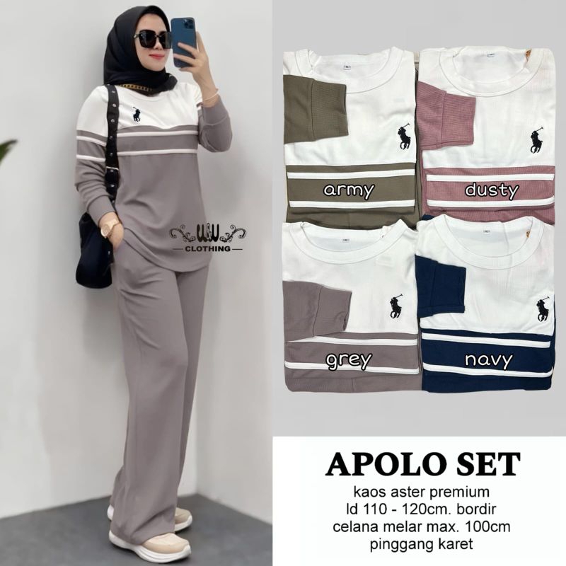 Apilo set kulot/set kulot knit