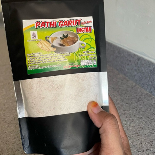

Tepung Garut instan kualitas premium 250 gram Sudah tercampur Gula tinggal seduh BPOM