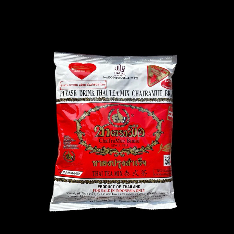 

RB22 chatramue thai tea teh thailand 400gr murah BPOM Halal MUI