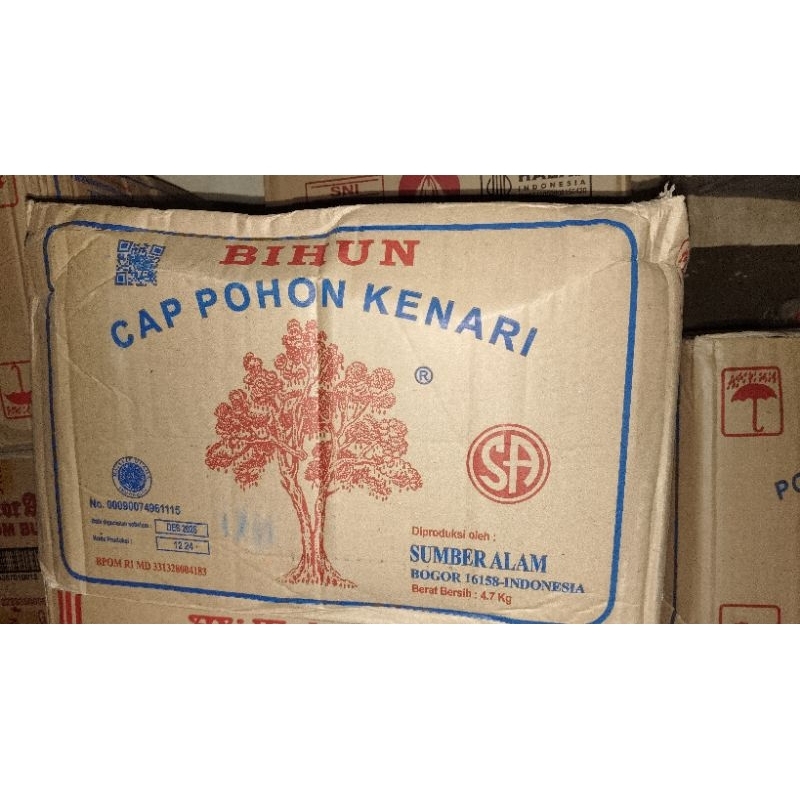 

Bihun Kenari 1 karton (4,7 kg)