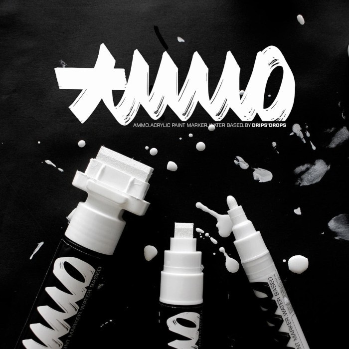 

D3W! Empty Marker 12mm 18mm Otr Squeeze Ammo Dripsndrops