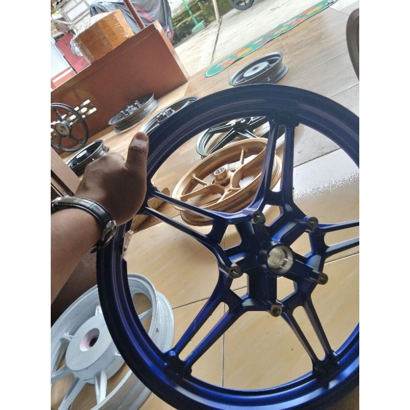 velg depan pelah depan MX king movistar pelek depan MX king movistar