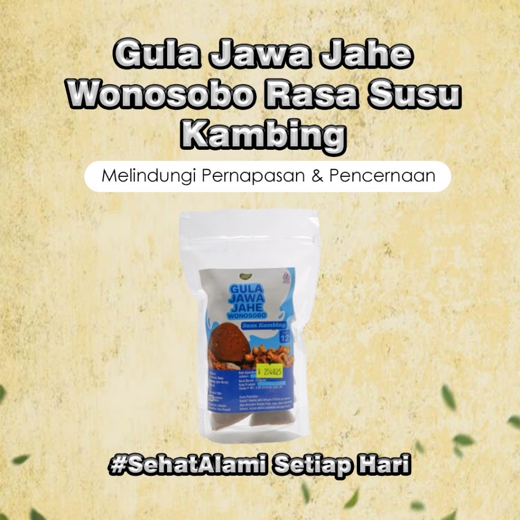 

Gula Jawa Jahe Wonosobo Rasa Susukambing– Minuman Herbal untuk Masalah Tenggorokan dan Pernapasan– 250gr