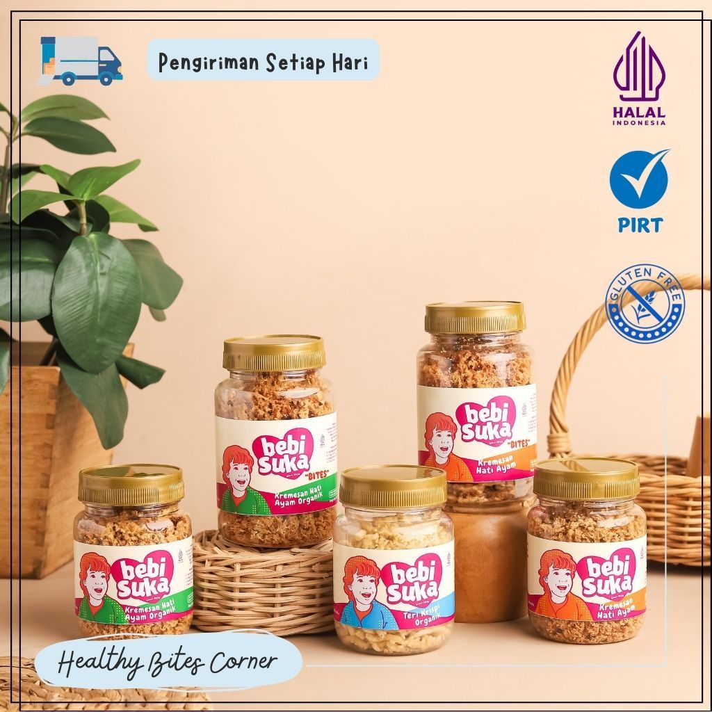 

Bebisuka Kremesan Hati Ayam Original/Organik Bites/Non Bites/Teri Organik [DRY]