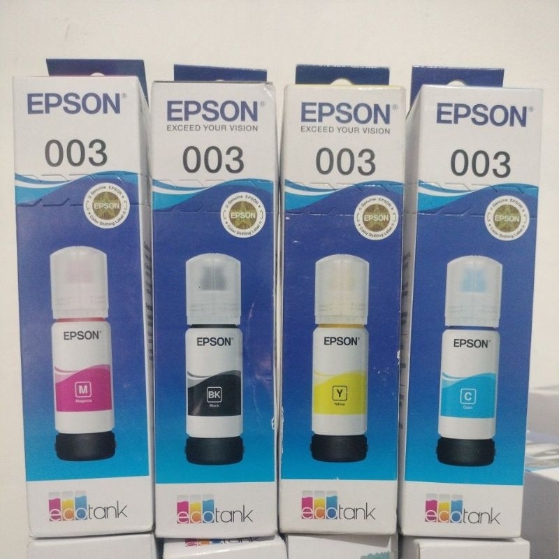 Tinta epson 003 L110 L1200 L3100 L3200 L5200 L5500