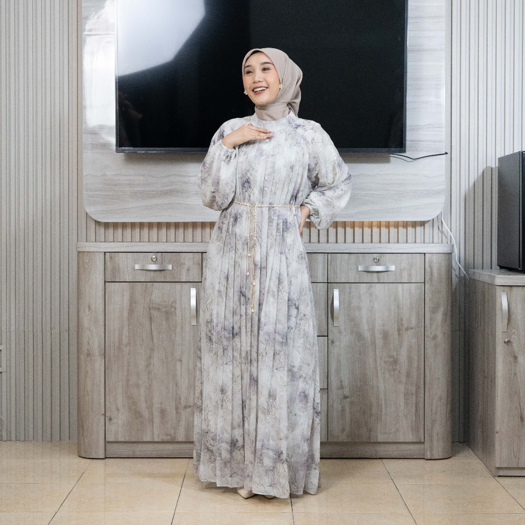 MAYANG COLLECTION - DRESS G02837 | GAMIS ATASAN WANITA BROKAT SARIMBIT LEBARAN