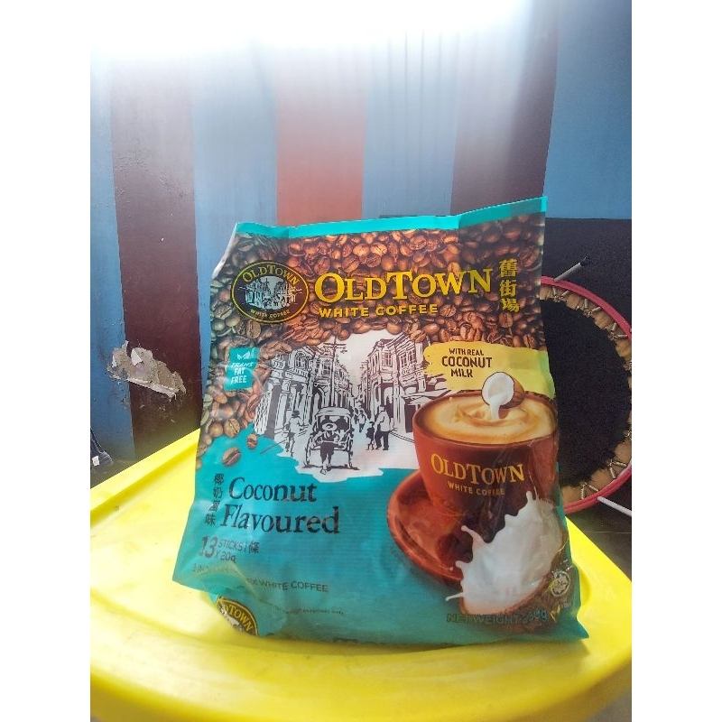 

Old Town White Coffee Coconut Flavoured (13x20gr) - Old Town Perisa Kelapa with Coconut Milk Trans Fat Free