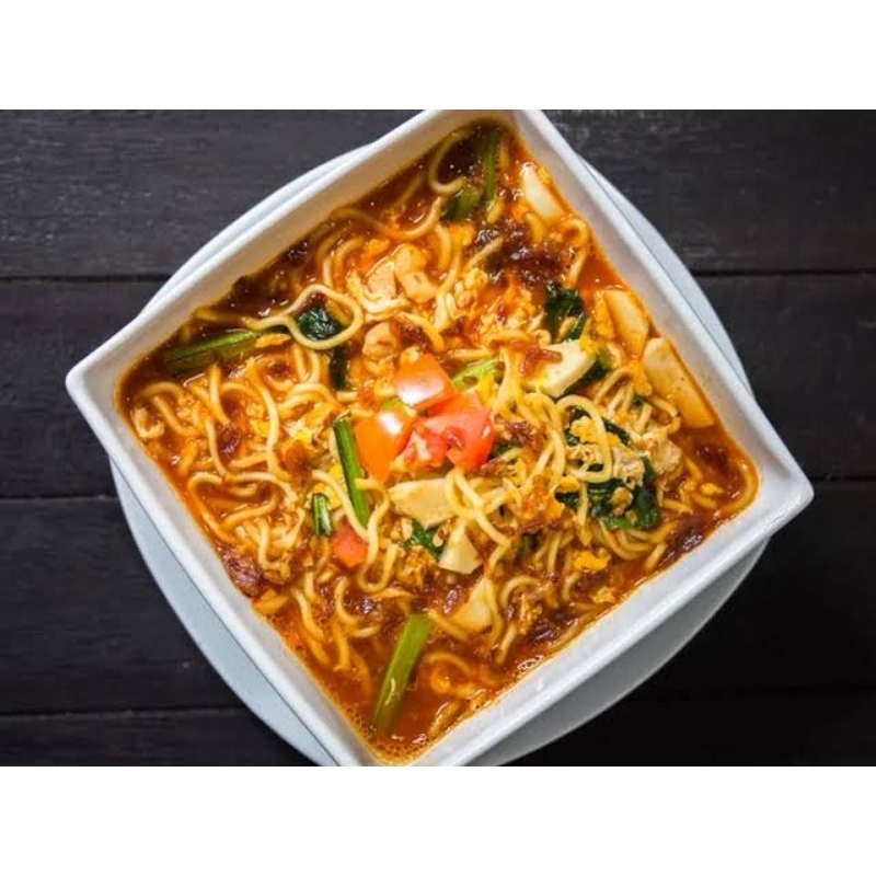 

Mie pedas kuah kental mie nyemek
