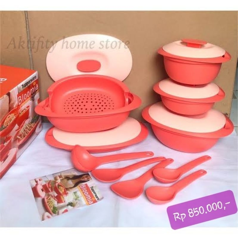 Prasmanan Blomia Raya Blossom Gourmet Ungu Tupperware