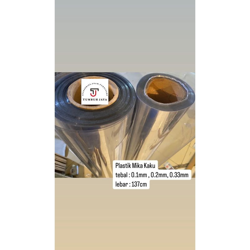 

Plastik Mika Kaku/mika film/plastik kaku bening/plastik mika kaku bening