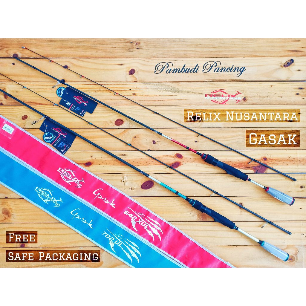 RXN Original | Joran RELIX NUSANTARA GASAK Fishing Rod Type Spinning | RELIX NUSANTARA GASAK Spinnin