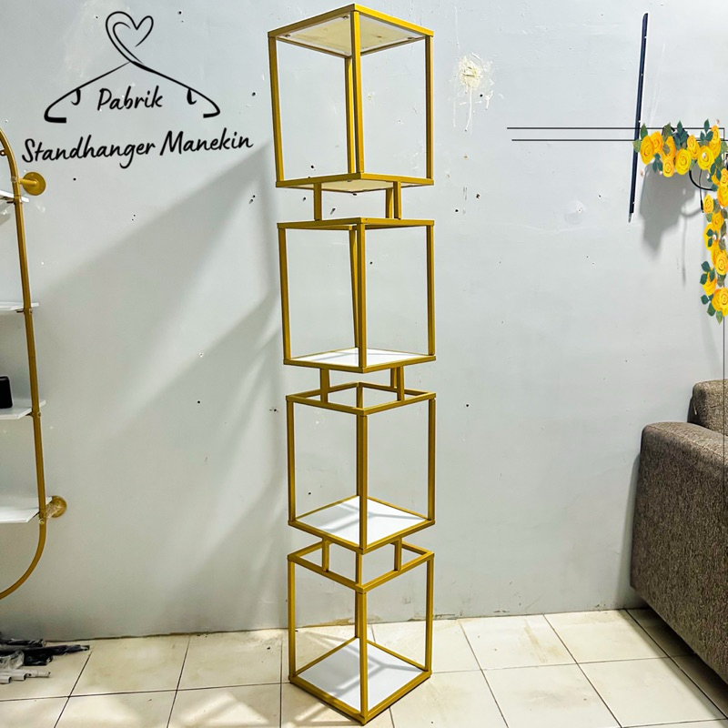 Rak Display Serbaguna Murah | Rak Tas Premium Mewah | Display Tas Branded | Rak Special Product | Di