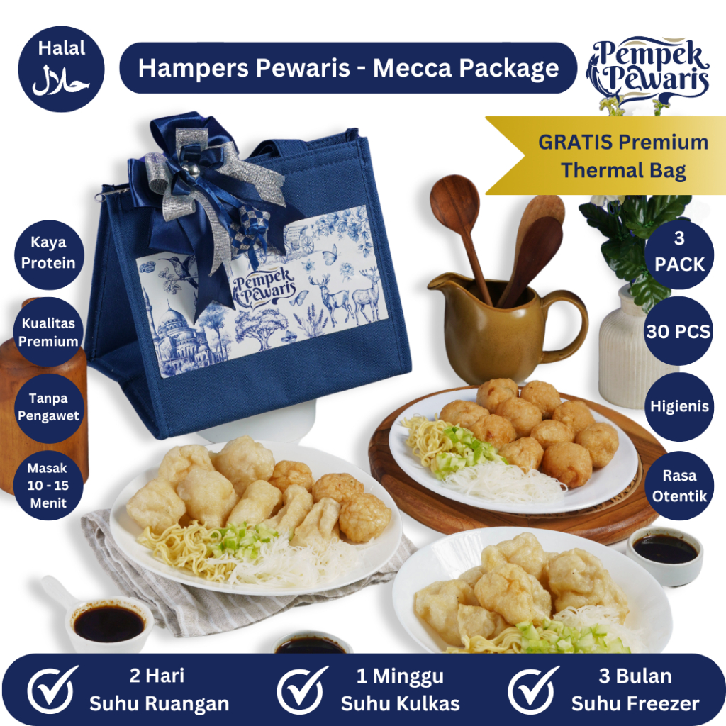 

Pempek Pewaris - Hampers Ramadhan Exclusive - Mecca Package Isi 3 Pack