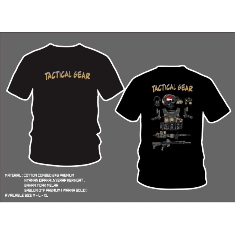 KAOS TSHIRT TACTICAL GEAR