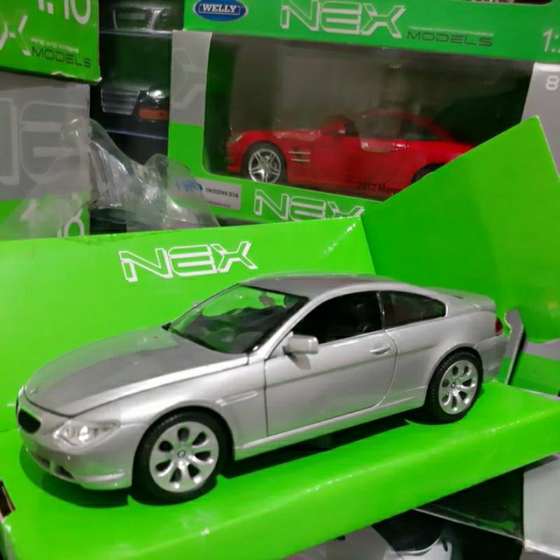 Diecast Welly Skala 1:24 BMW 645Ci Silver Baru Bukan Bekas