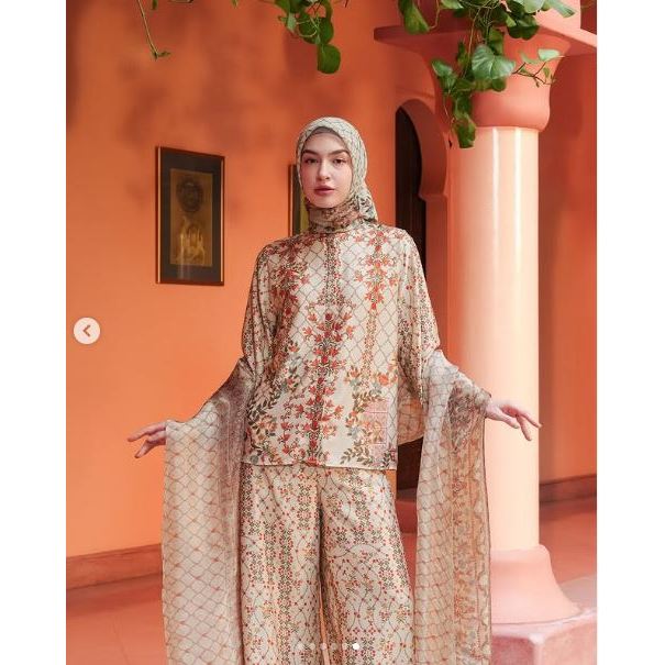Sophia Series HL - Sophia Tunik|Sophia Blouse|Sophia Cullotes|Blouse Motif Printing By Heaven Lights