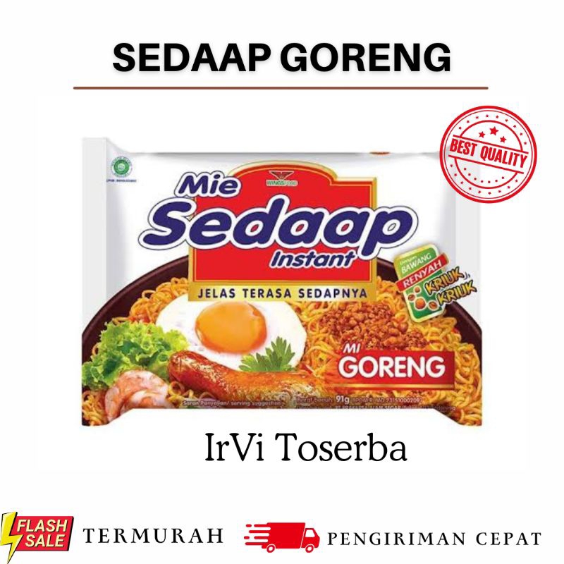 

MIE SEDAAP GORENG 91 Gr TERMURAH