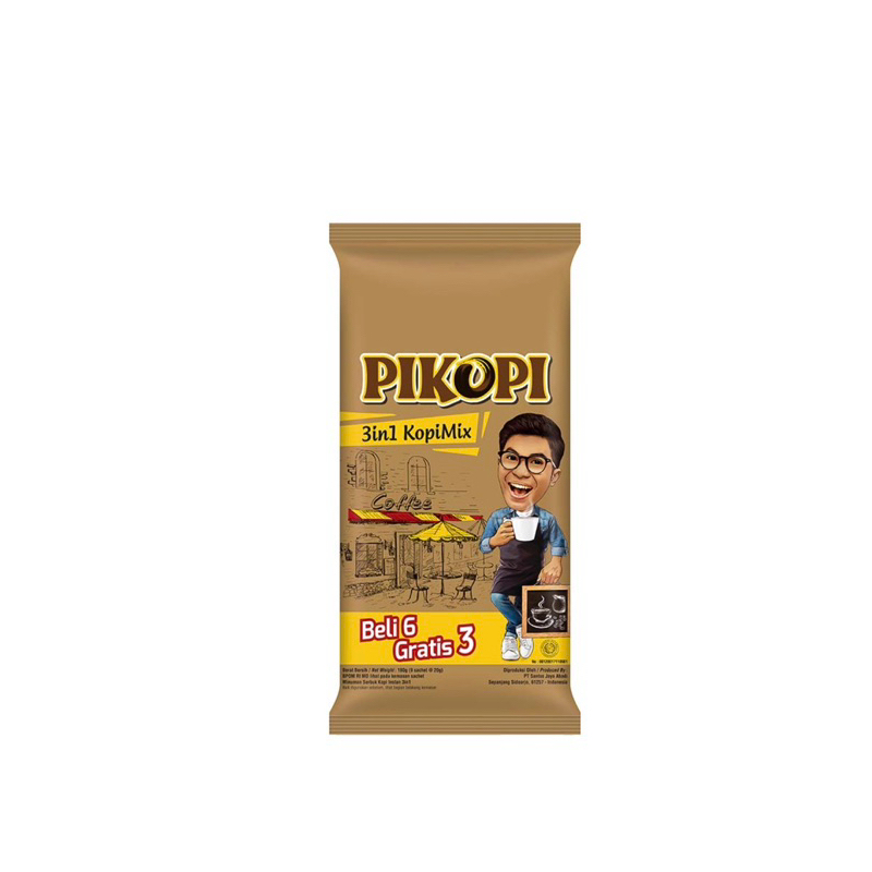 

Pikopi Kopi Instan 3in1 Kopimix 9x20 gr