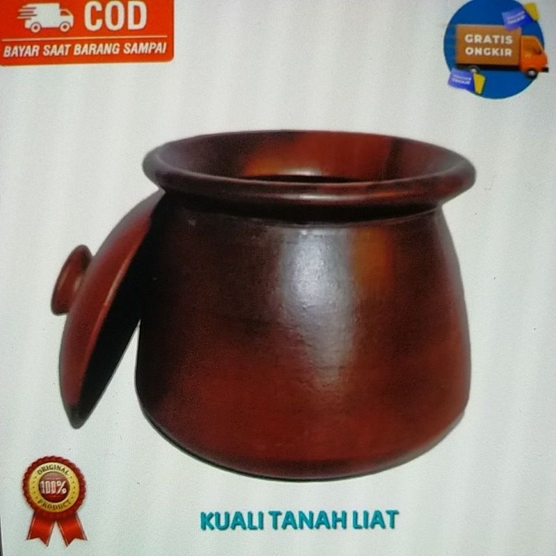 KUALI SOTO GERABAH DANDANG TANAH LIAT TEBAL HALUS RAPI
