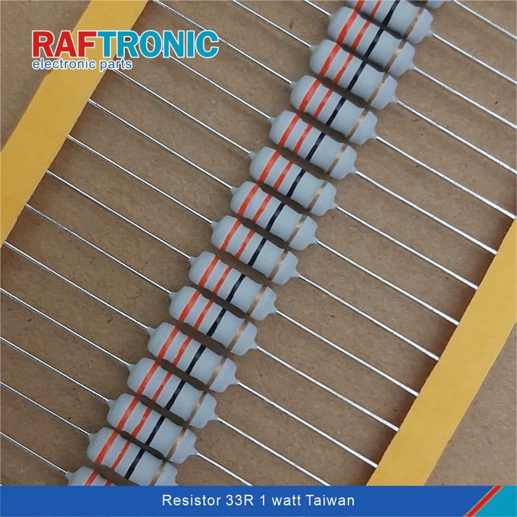 Resistor 33R 33 Ohm 1 watt Taiwan 5%