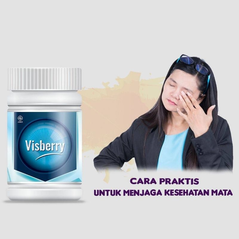 VISBERRY VITAMIN MATA MINUS 100℅ original Hwi Resmi